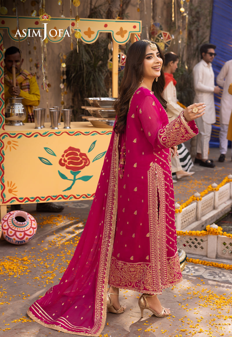 Ajso-134 Unstitched 2 Pcs Shirt Dupatta