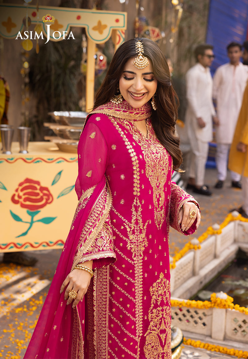 Ajso-134 Unstitched 2 Pcs Shirt Dupatta