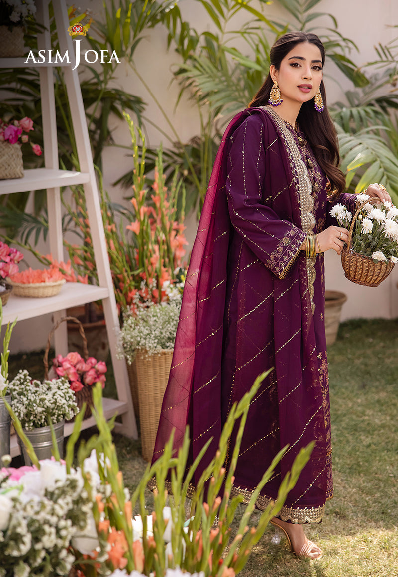 AJCFD-22-XS EMBROIDERED BOSKI SILK 3 PCS