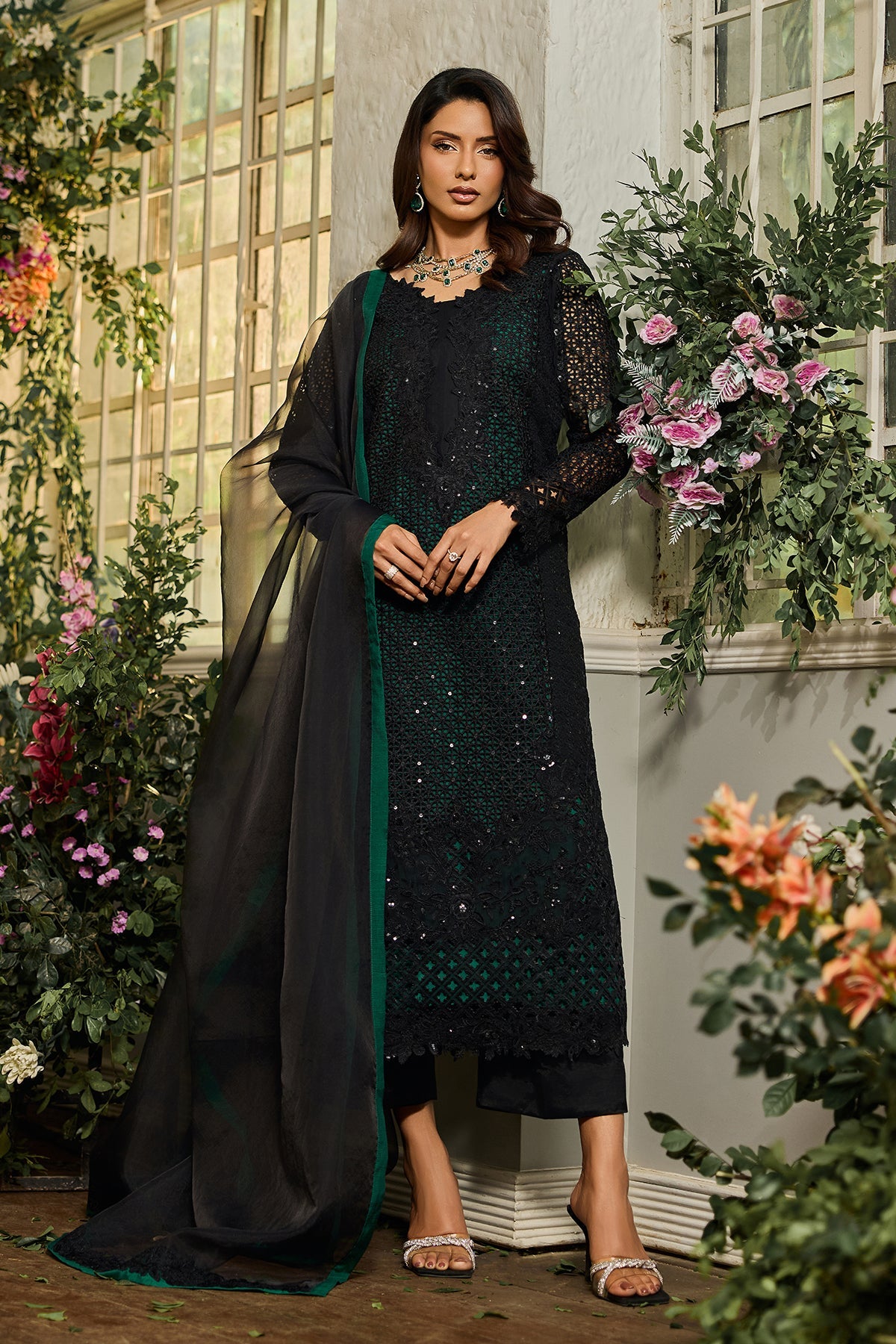 3-PC Unstitched Luxury Collection CCE6-03