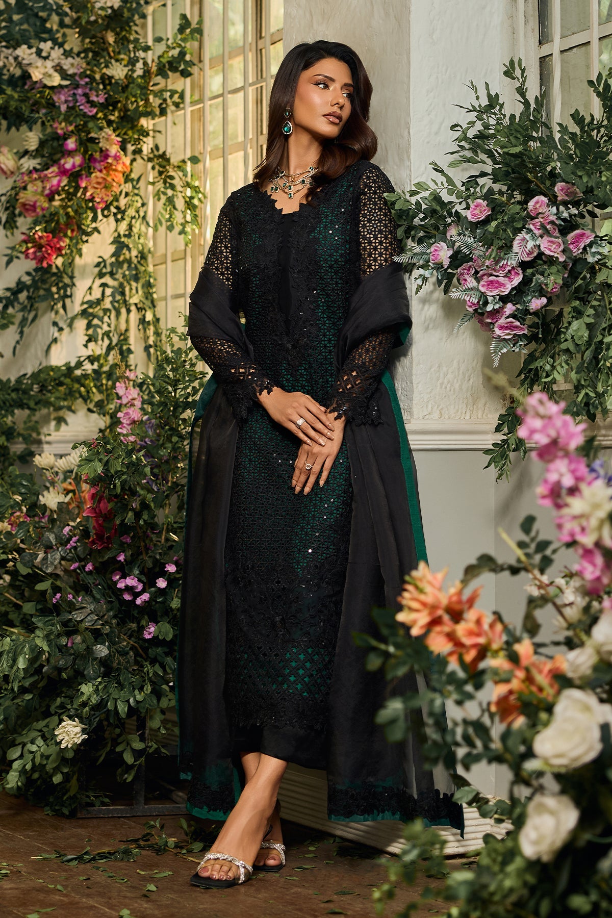 3-PC Unstitched Luxury Collection CCE6-03