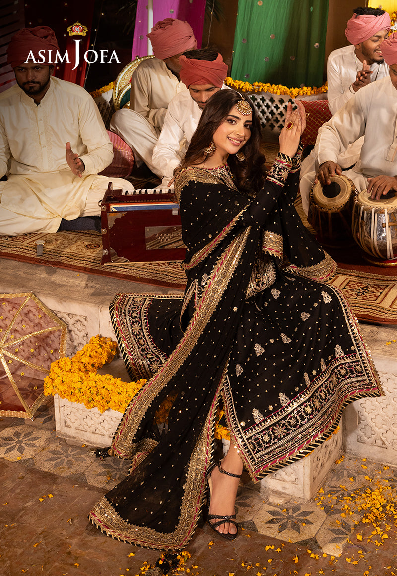 AJCDD-02-XS EMBROIDERED TWISTED SILK 3 PCS