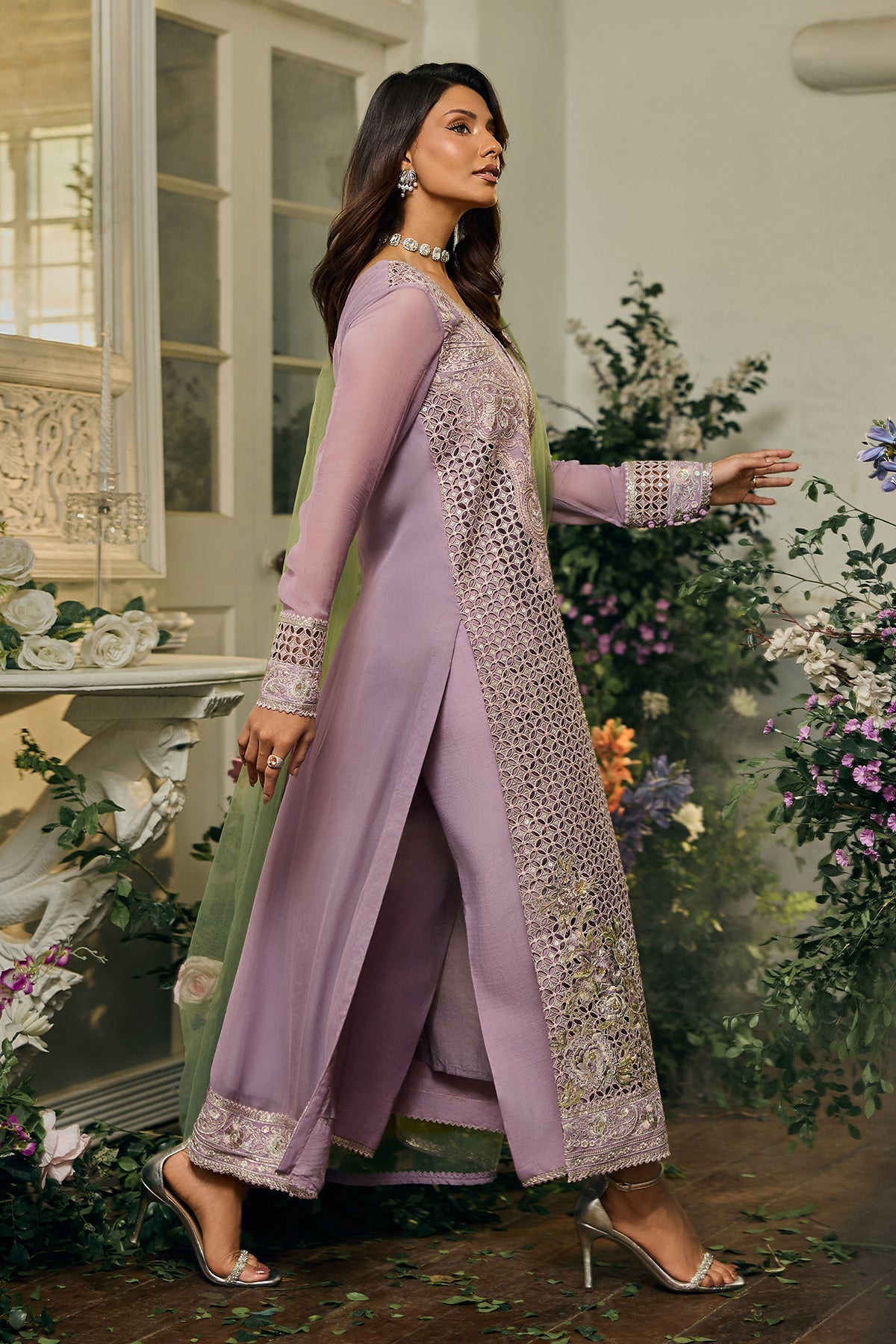 3-PC Unstitched Luxury Collection CCE6-04