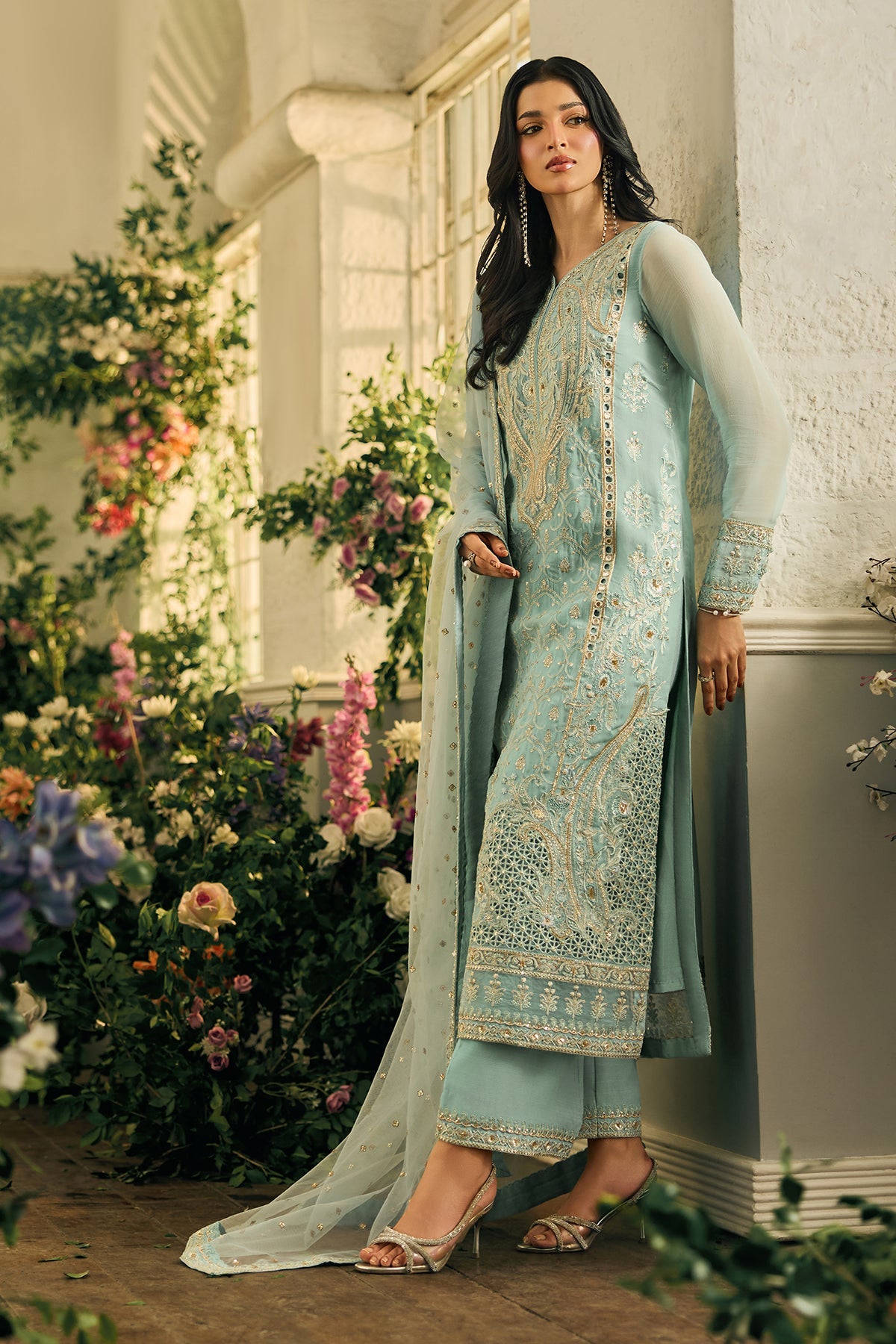 3-PC Unstitched Luxury Collection CCE6-06