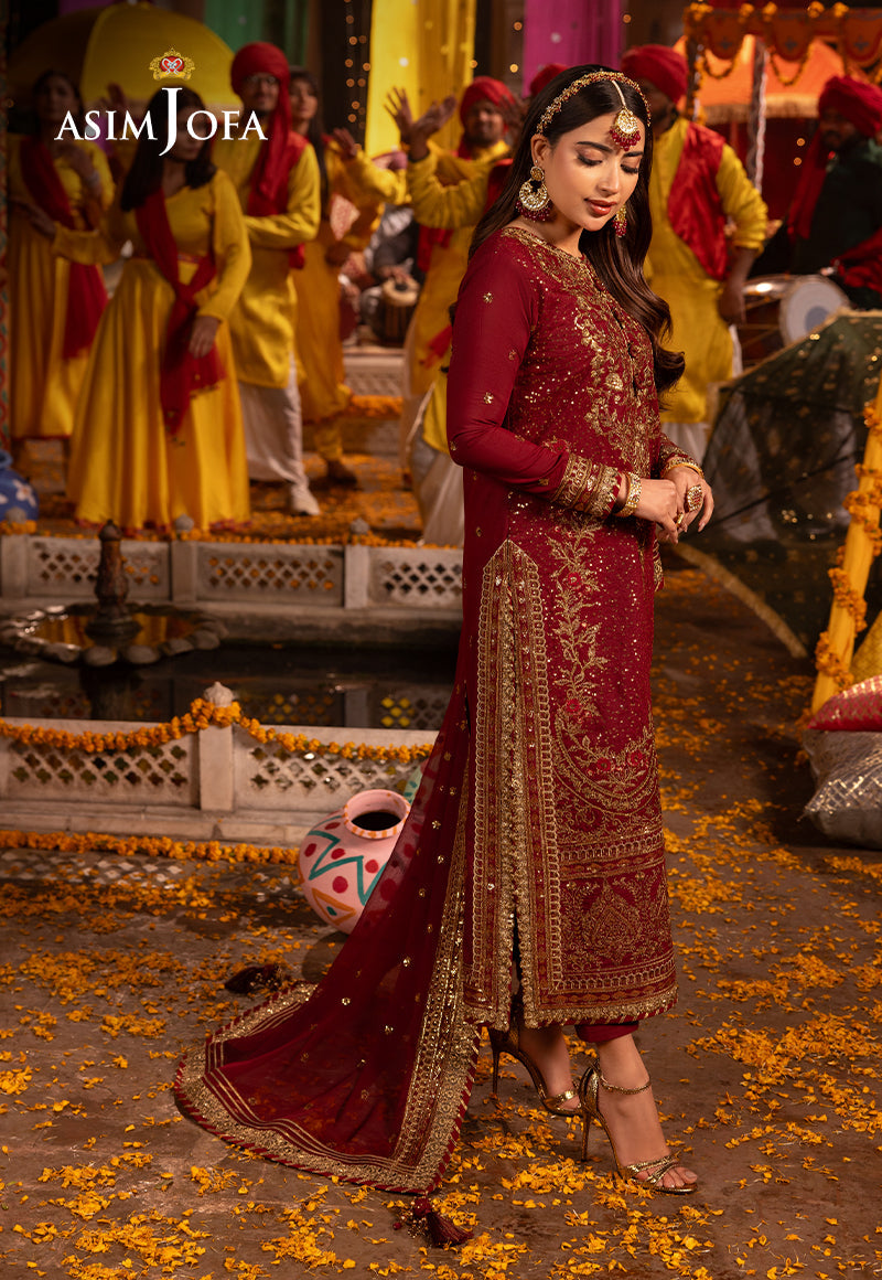 AJCDP-04 EMBROIDERED STITCHED 3 PCS