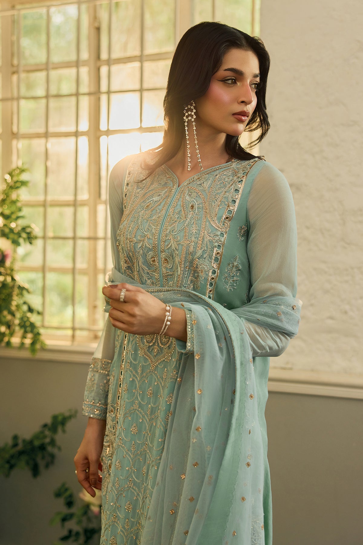 3-PC Unstitched Luxury Collection CCE6-06