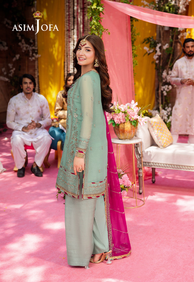 AJMJ-08 EMBROIDERED CHIFFON 3 PCS