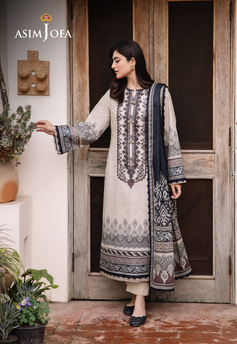 AJBUD-2 PRINTED LAWN 3 PCS