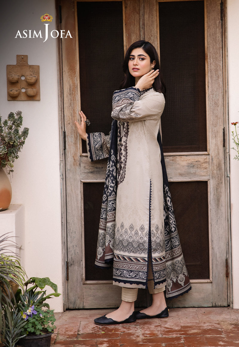 AJBUD-2 PRINTED LAWN 3 PCS