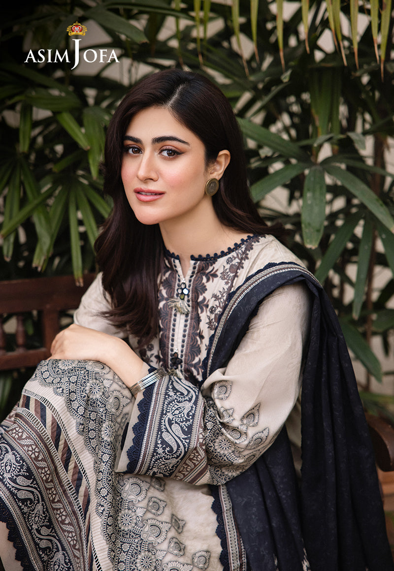 AJBUD-2 PRINTED LAWN 3 PCS