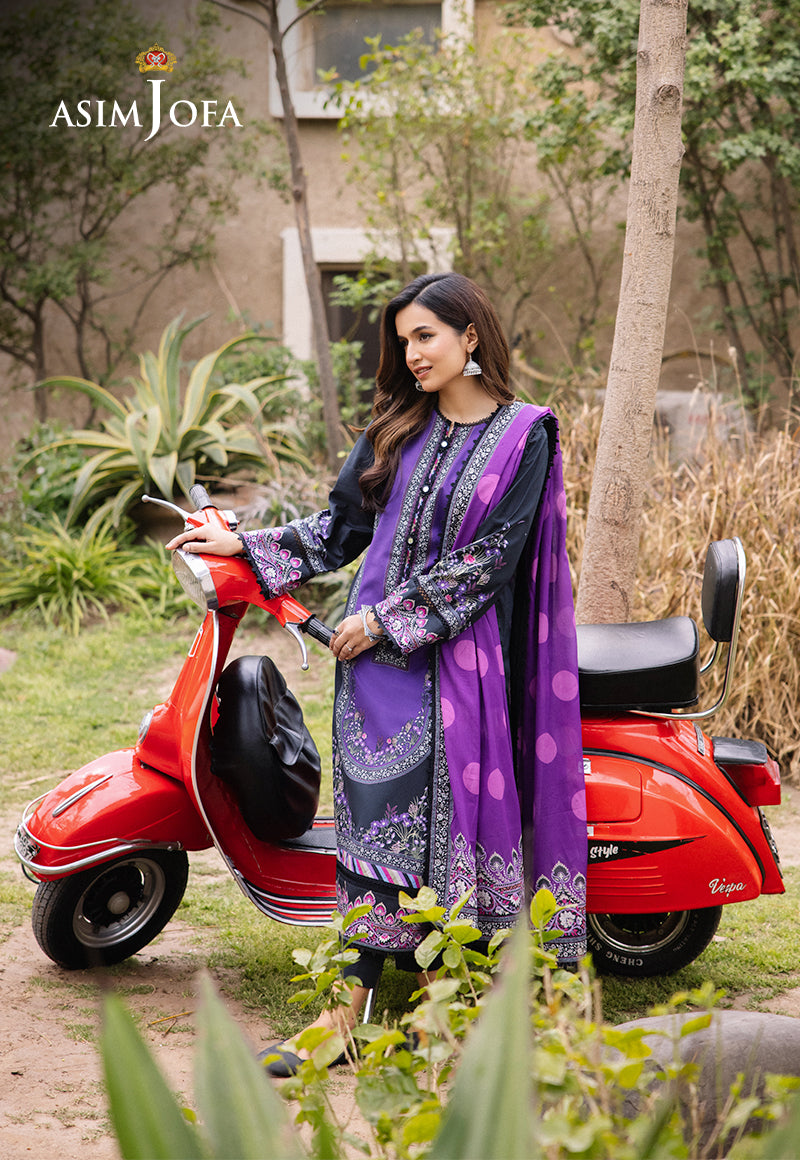 AJBUD-15 PRINTED LAWN 3 PCS