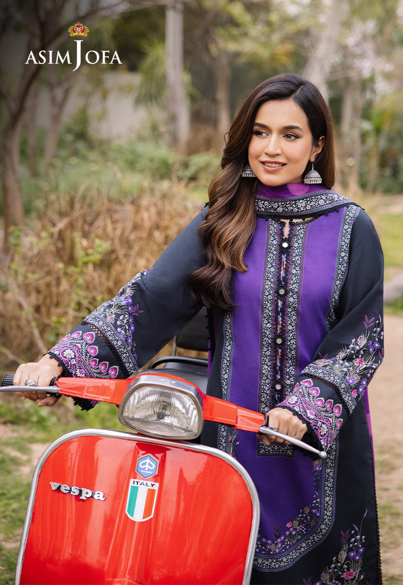 AJBUD-15 PRINTED LAWN 3 PCS