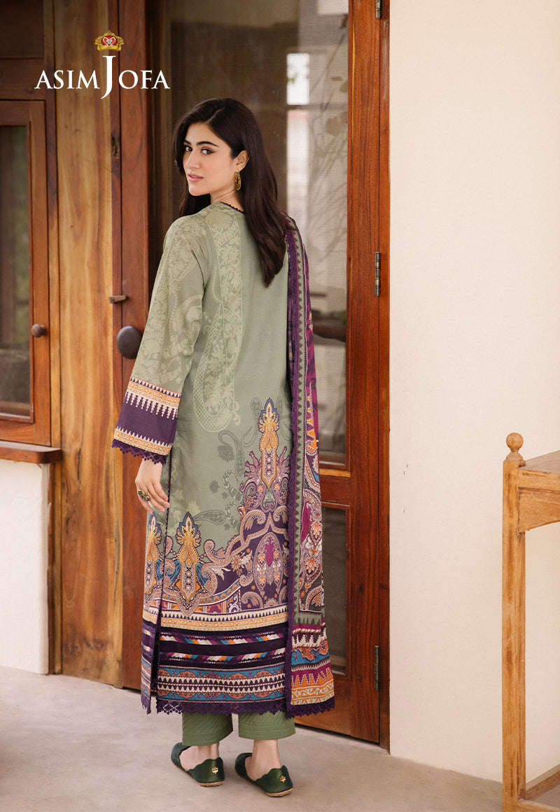 AJBUD-13 PRINTED LAWN 3 PCS