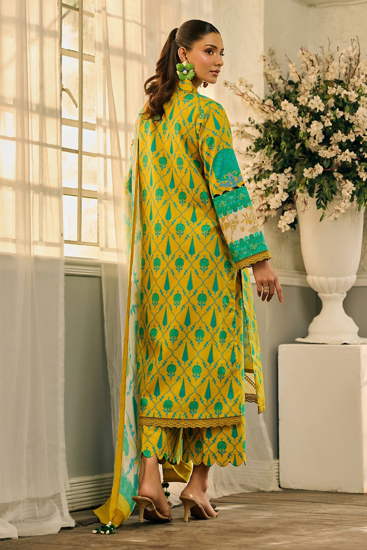3-PC Unstitched Printed Lawn C-Print Vol 2 CP6-15