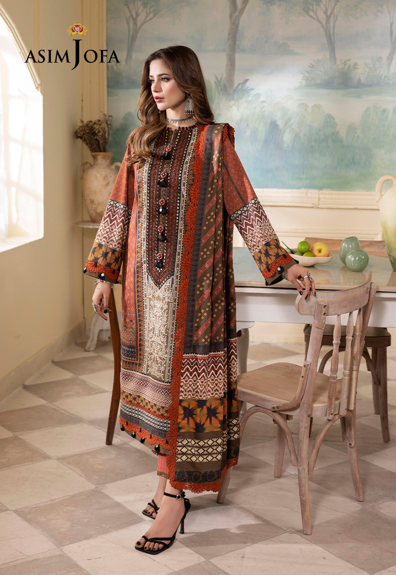 AJNR-04 EMBROIDERED CAMBRIC 3 PCS