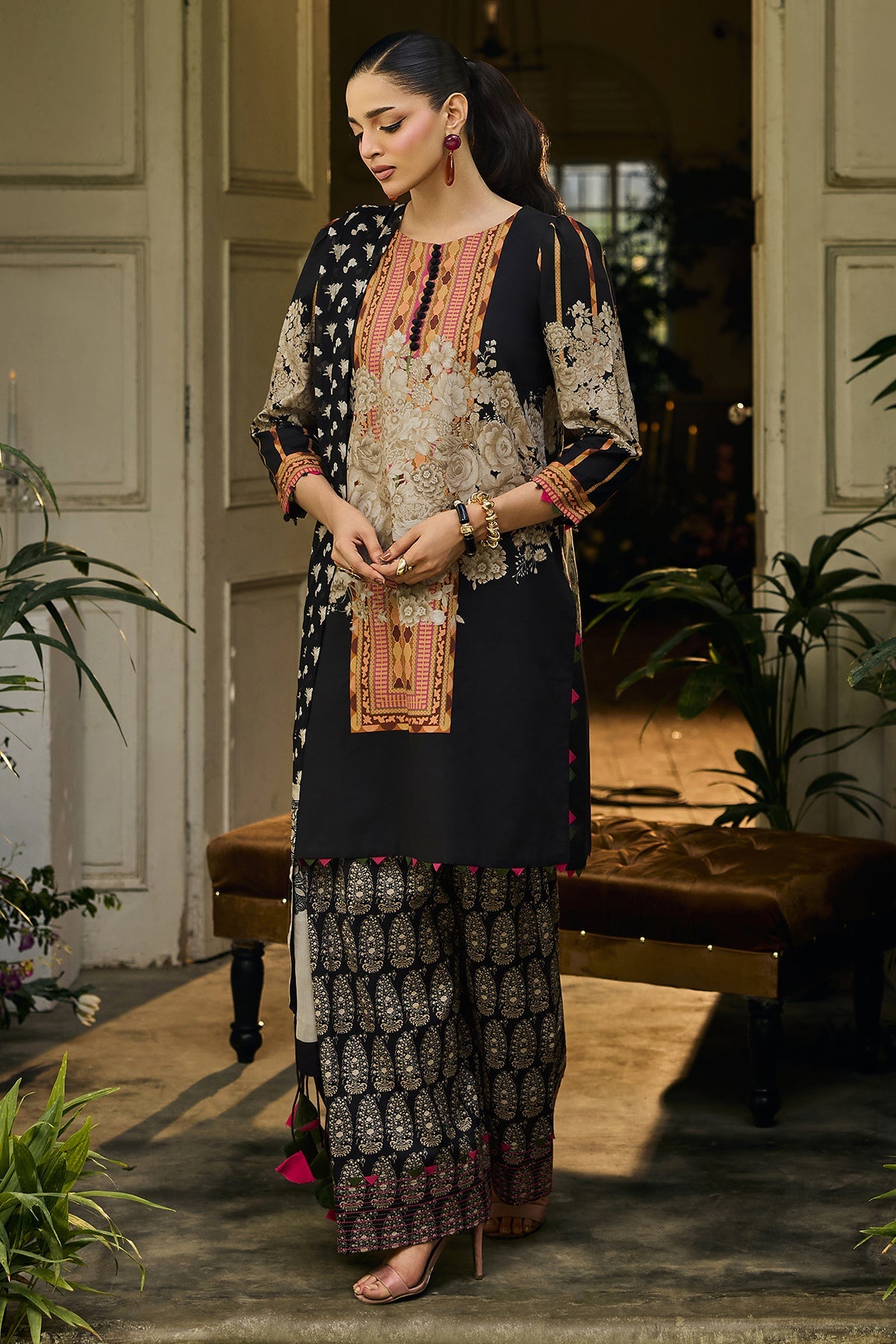 3-PC Unstitched Printed Lawn C-Print Vol 2 CP6-10