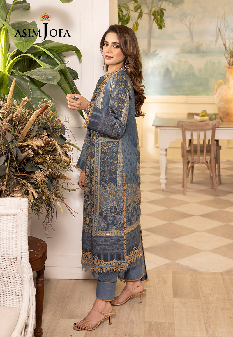 Ajnrp-06 Stitched Printed Cambric Stitched 3 Pcs