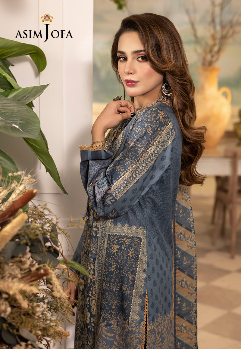 Ajnrp-06 Stitched Printed Cambric Stitched 3 Pcs
