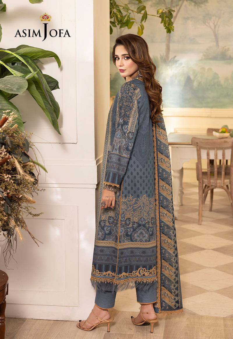 Ajnrp-06 Stitched Printed Cambric Stitched 3 Pcs