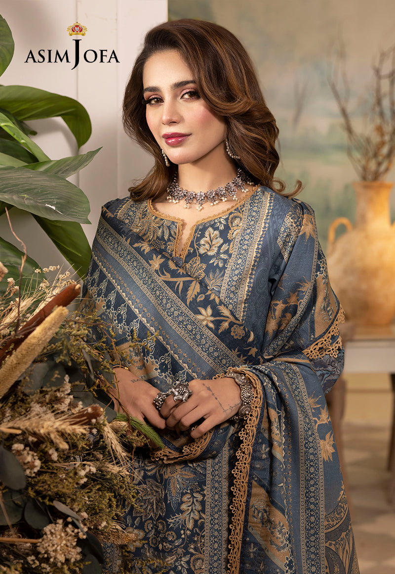 Ajnrp-06 Stitched Printed Cambric Stitched 3 Pcs