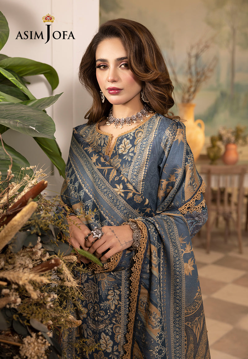 Ajnrp-06 Stitched Printed Cambric Stitched 3 Pcs