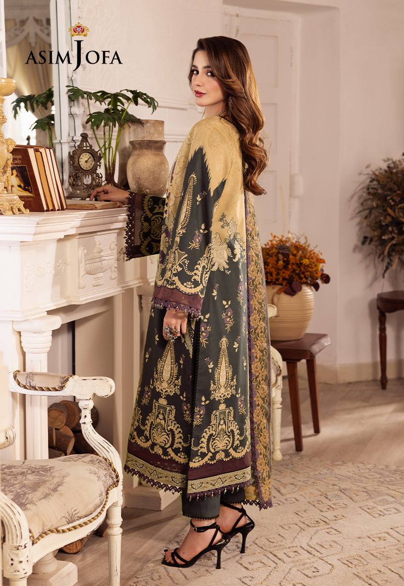 Ajso-148 Unstitched 2 Pcs Shirt Dupatta