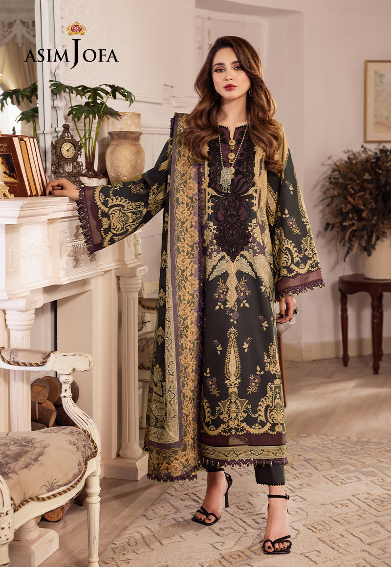 AJNR-09 EMBROIDERED CAMBRIC 3 PCS
