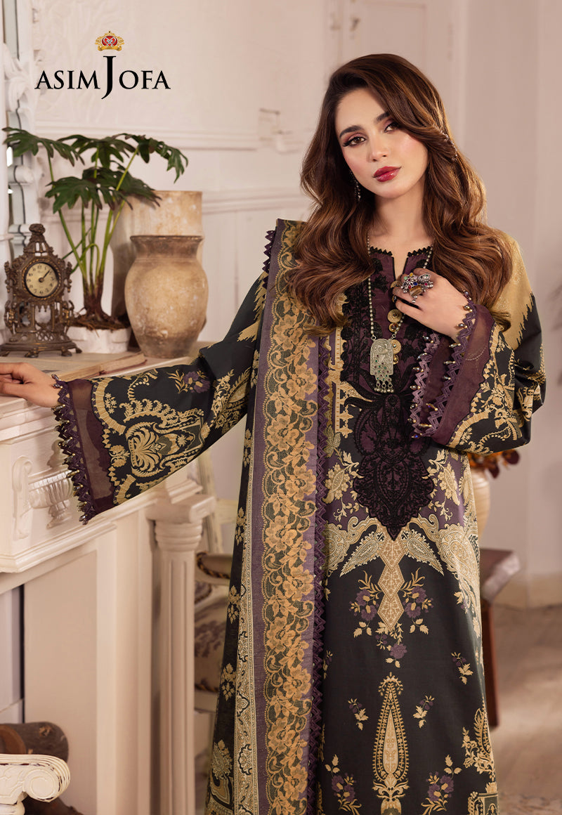 AJNR-09 EMBROIDERED CAMBRIC 3 PCS