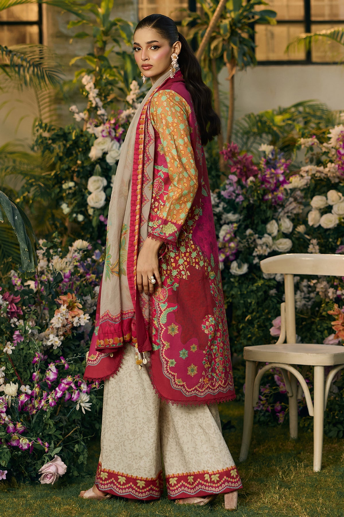 3-PC Unstitched Printed Lawn C-Print Vol 2 CP6-16