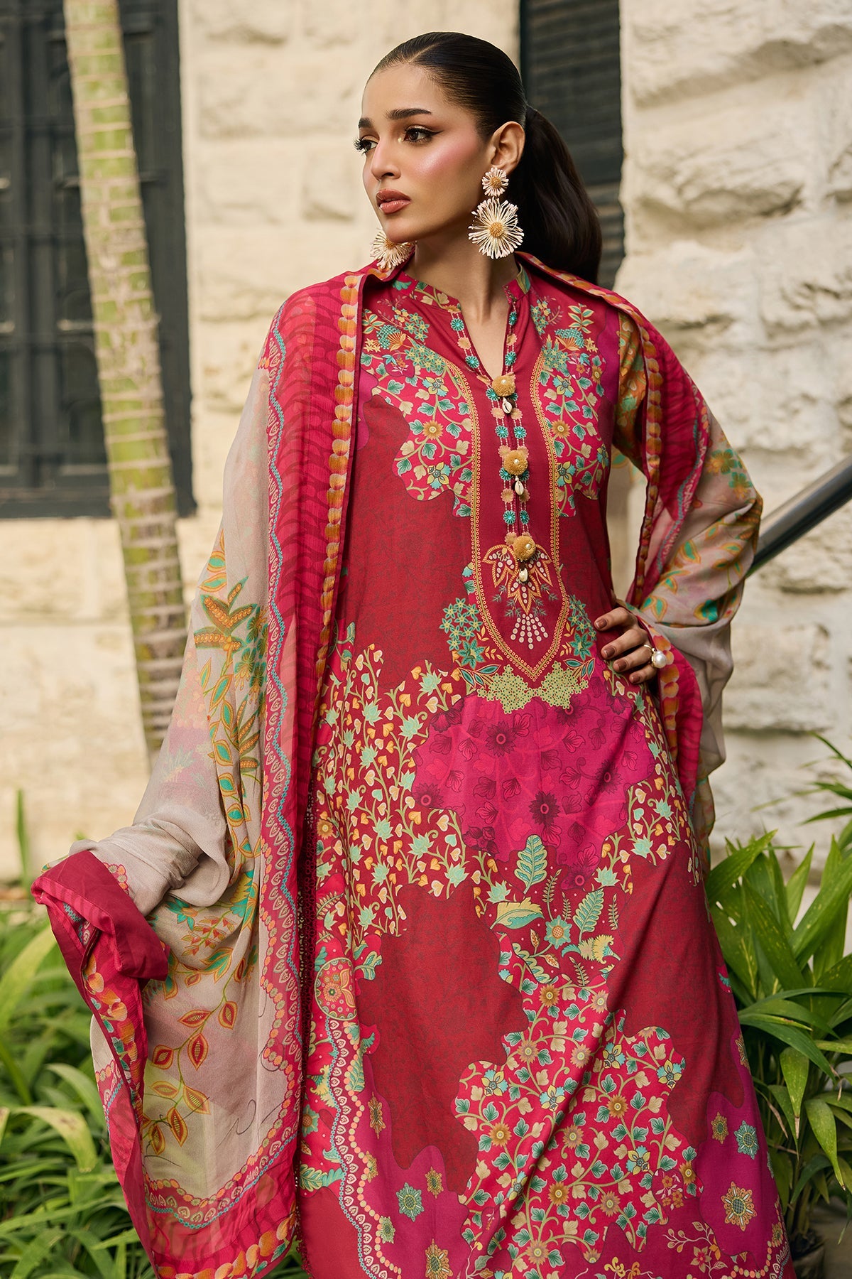 3-PC Unstitched Printed Lawn C-Print Vol 2 CP6-16