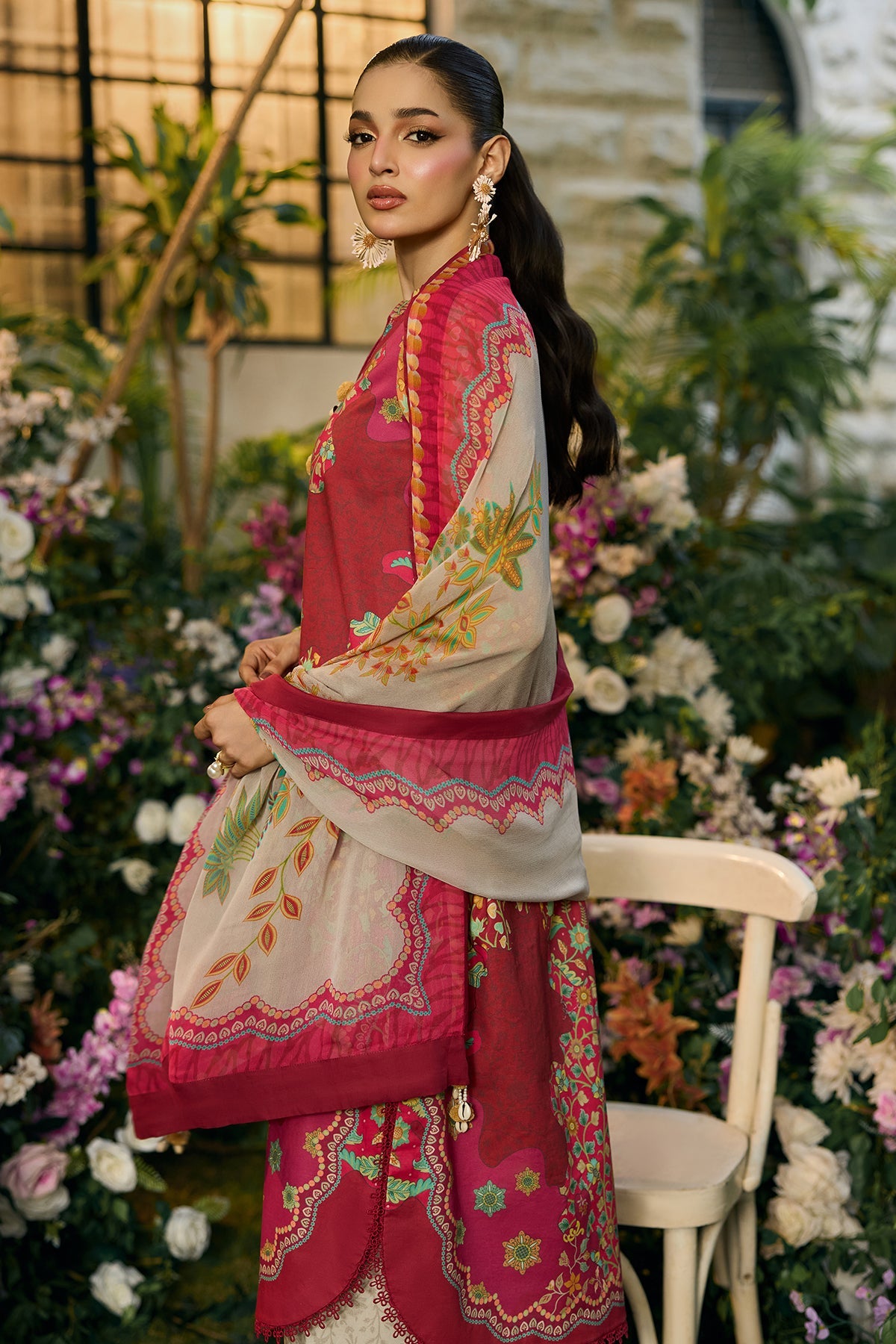 3-PC Unstitched Printed Lawn C-Print Vol 2 CP6-16