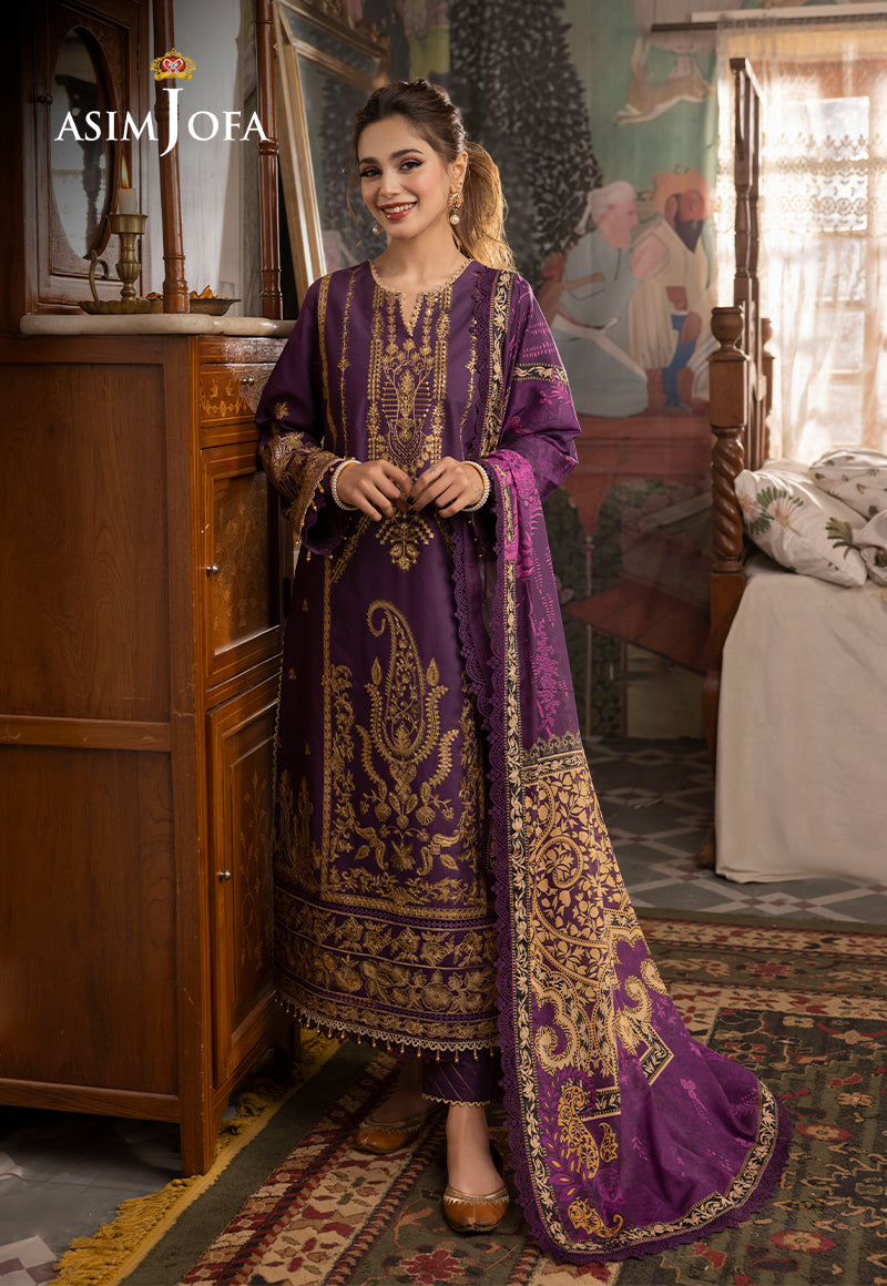 AJAI-09 EMBROIDERED CAMBRIC 2 PCS