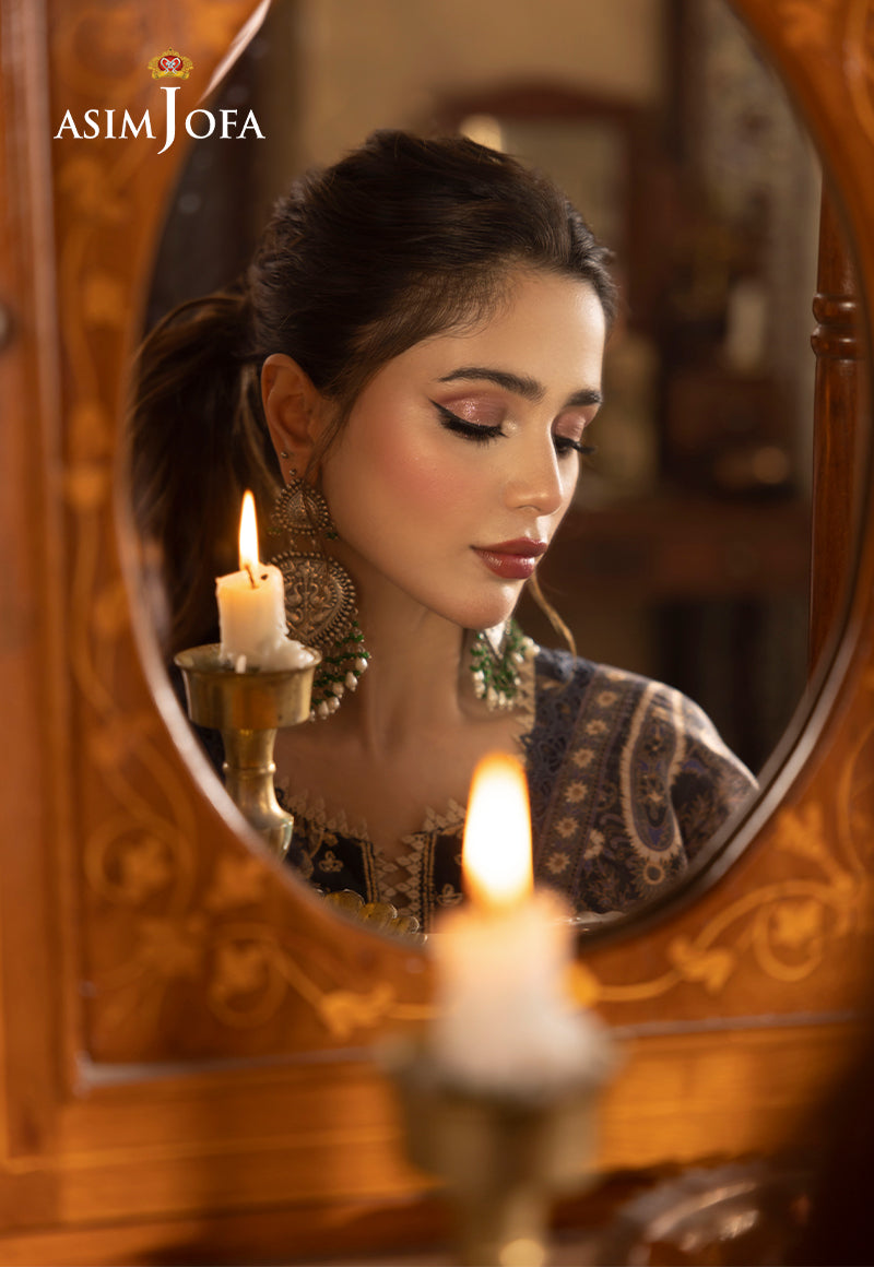 AJNRD-03 EMBROIDERED STITCHED 3 PCS
