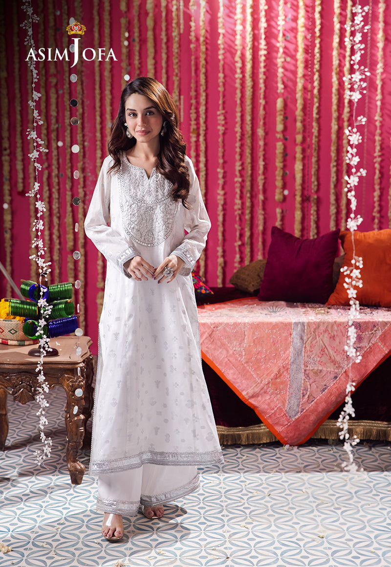 Ajfp-11 Embroidered Zari Jacquard 2Pc