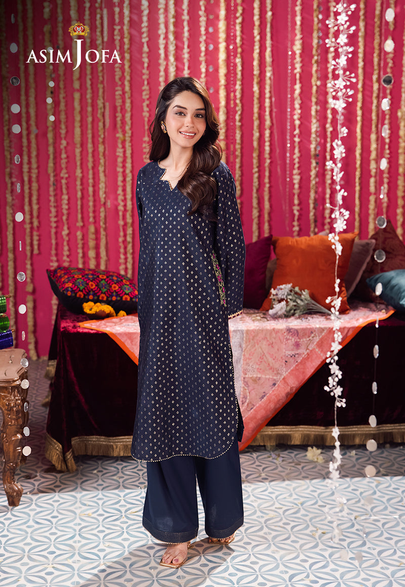 Ajfp-04 Zari Jacquard 2Pc