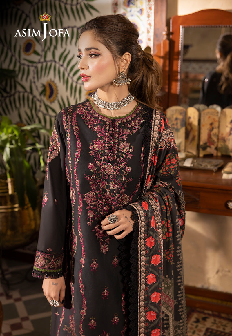 AJNR-10 EMBROIDERED CAMBRIC 3 PCS