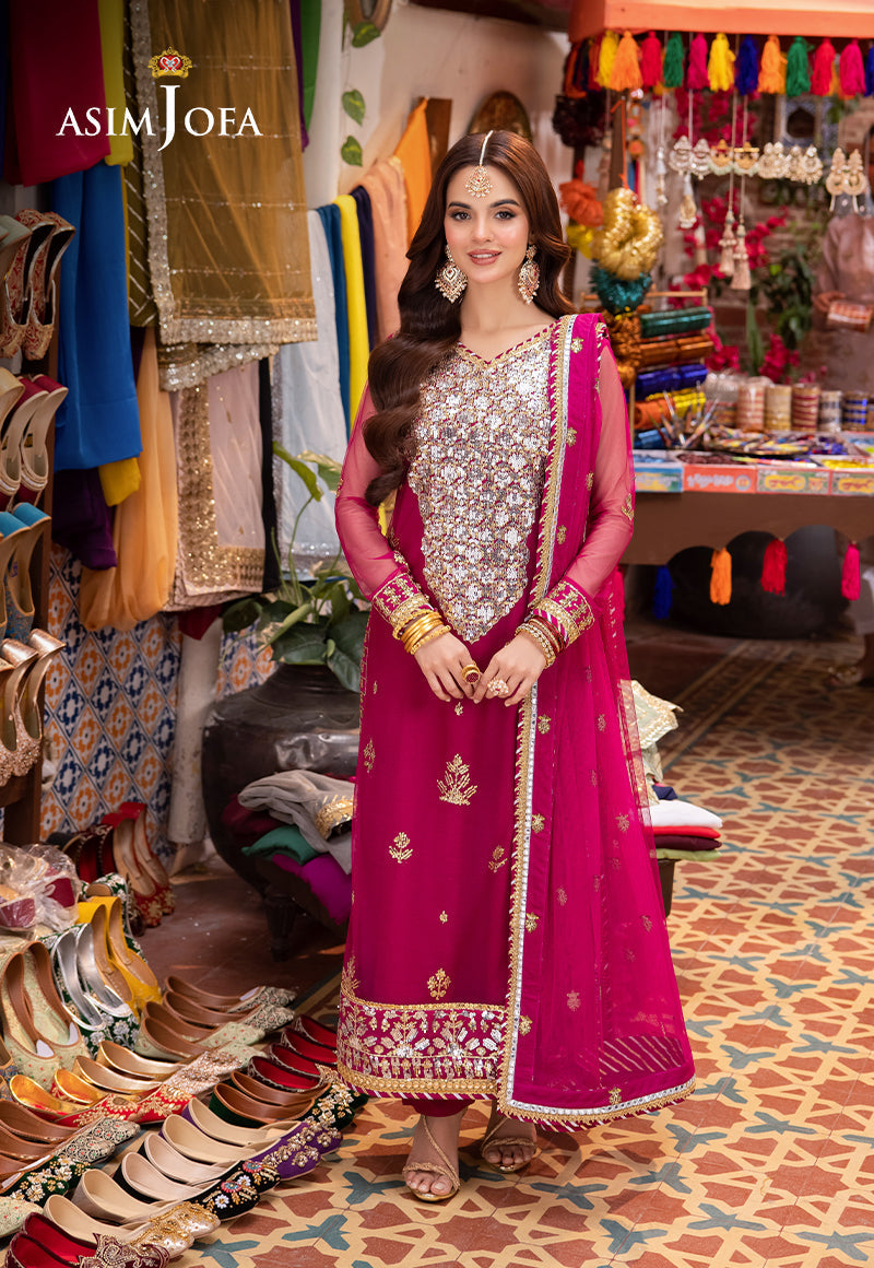 AJEMD-03 EMBROIDERED STITCHED 3 PCS