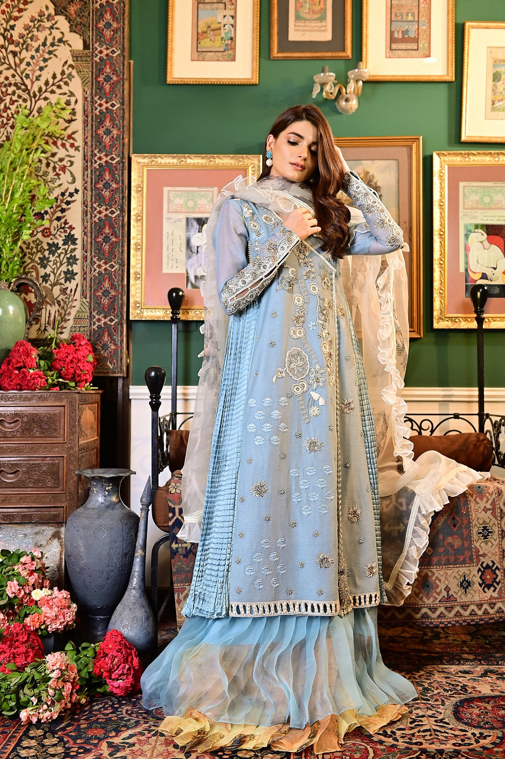 Cane blue Angrakha