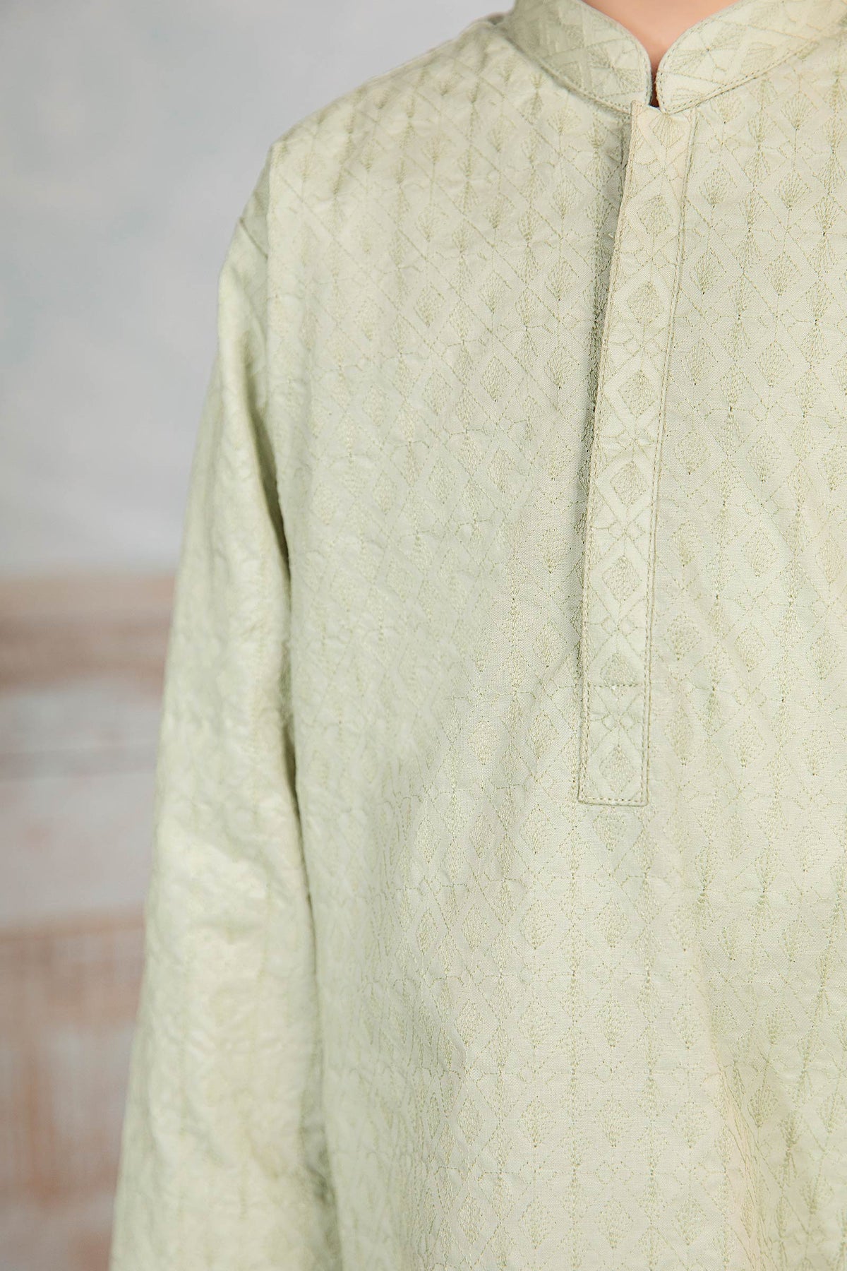 Embroidered Cotton Kurta