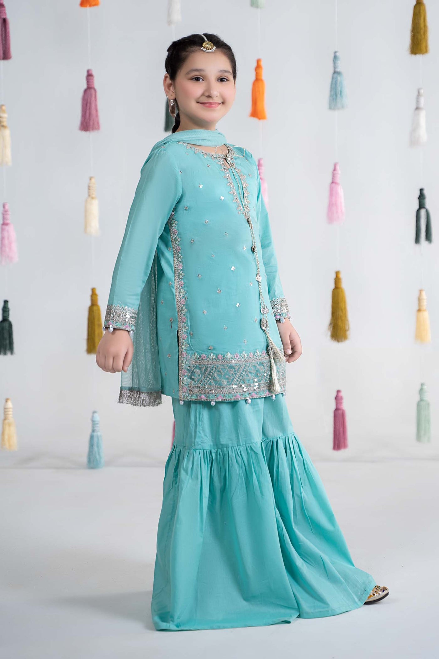 3 Piece Dyed Lawn Suit