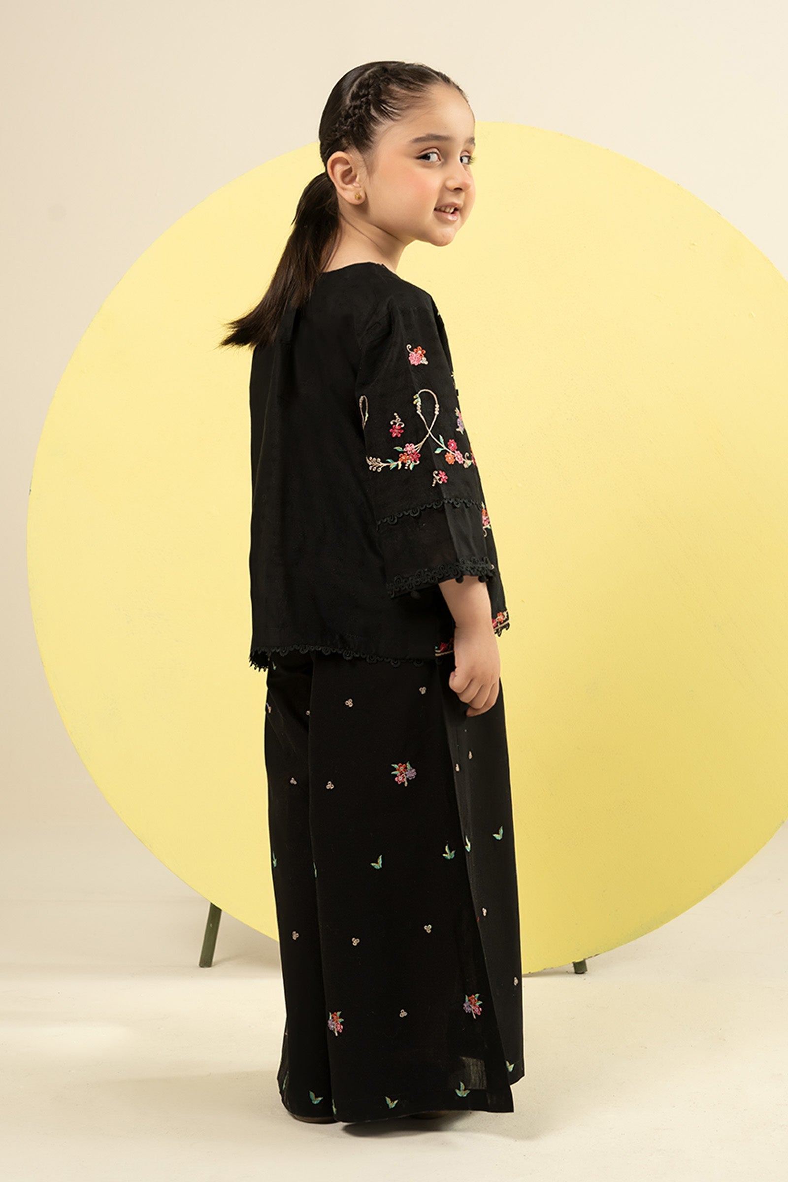 2 Piece Embroidered Dobby Lawn Suit