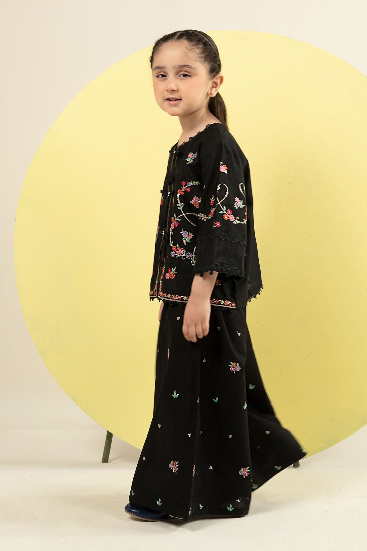 2 Piece Embroidered Dobby Lawn Suit