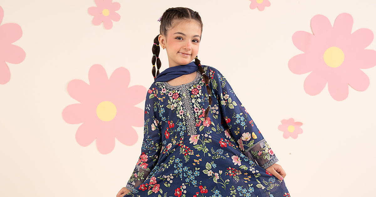 3 Piece Embroidered Lawn Suit