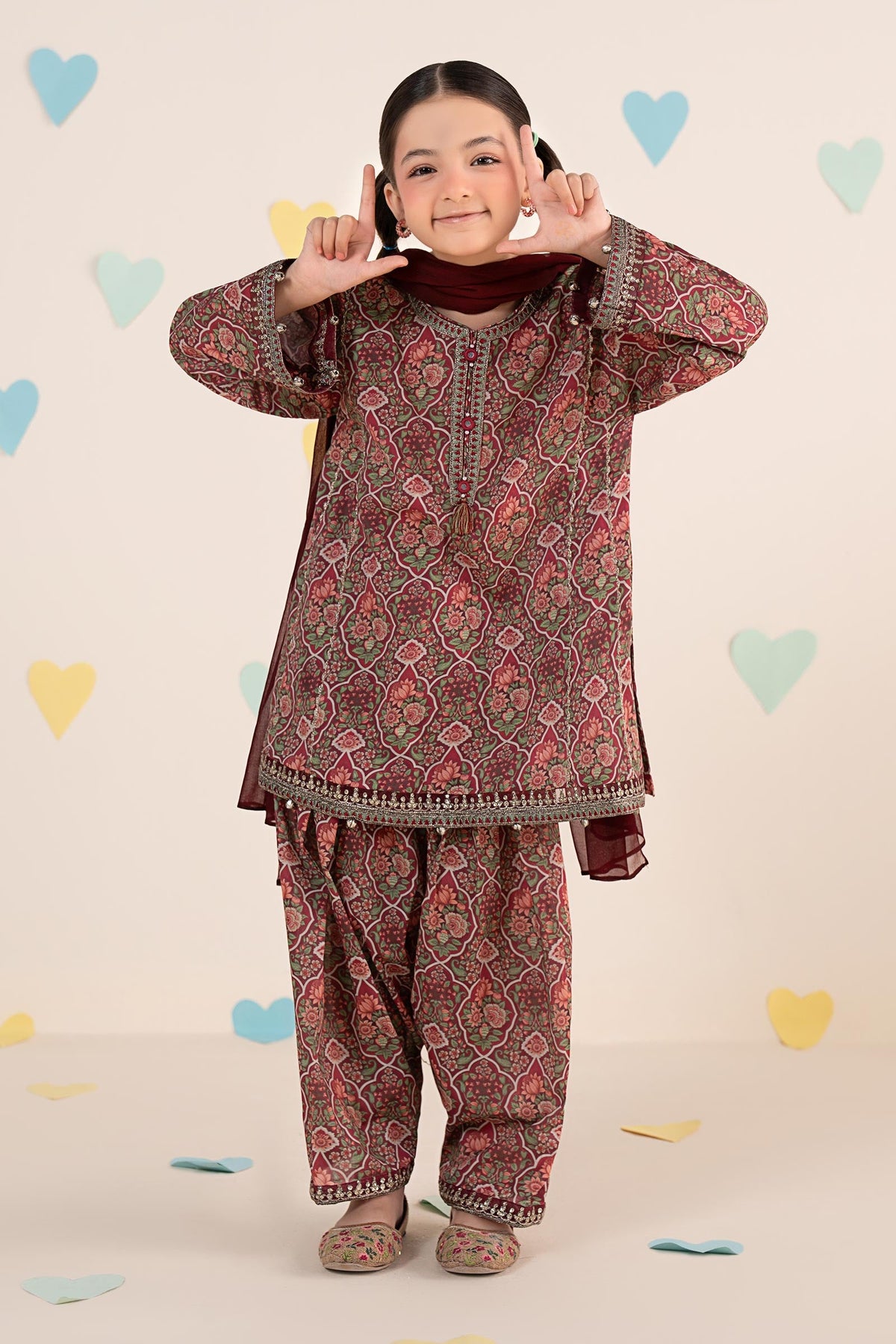 3 Piece Embroidered Lawn Suit