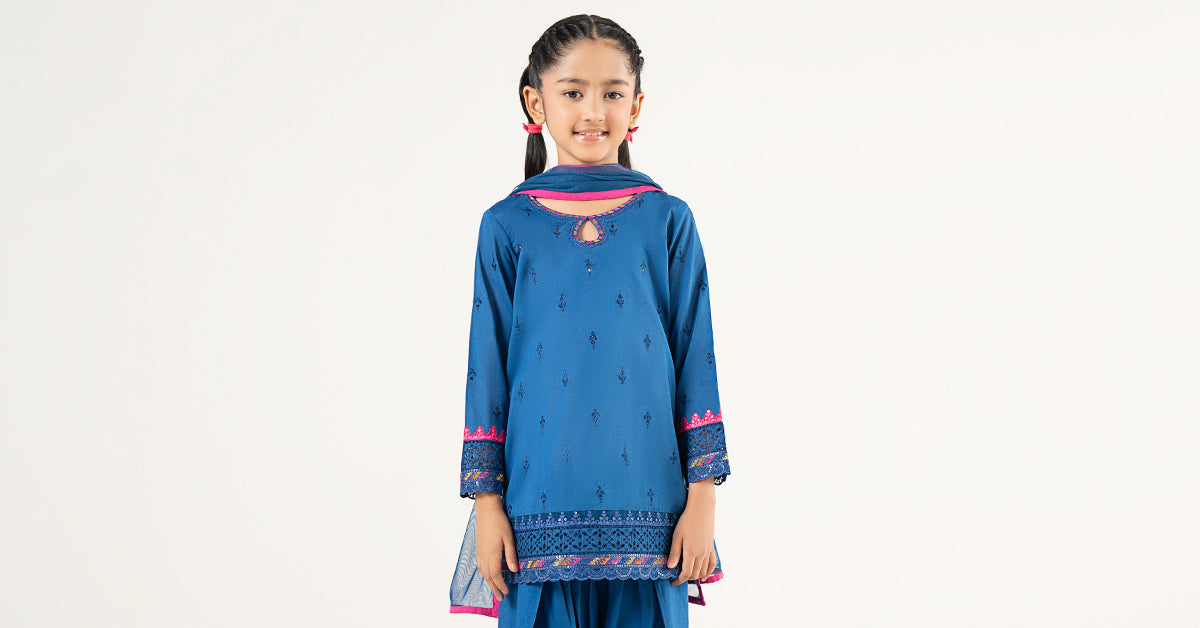 3 Piece Embroidered Lawn Suit