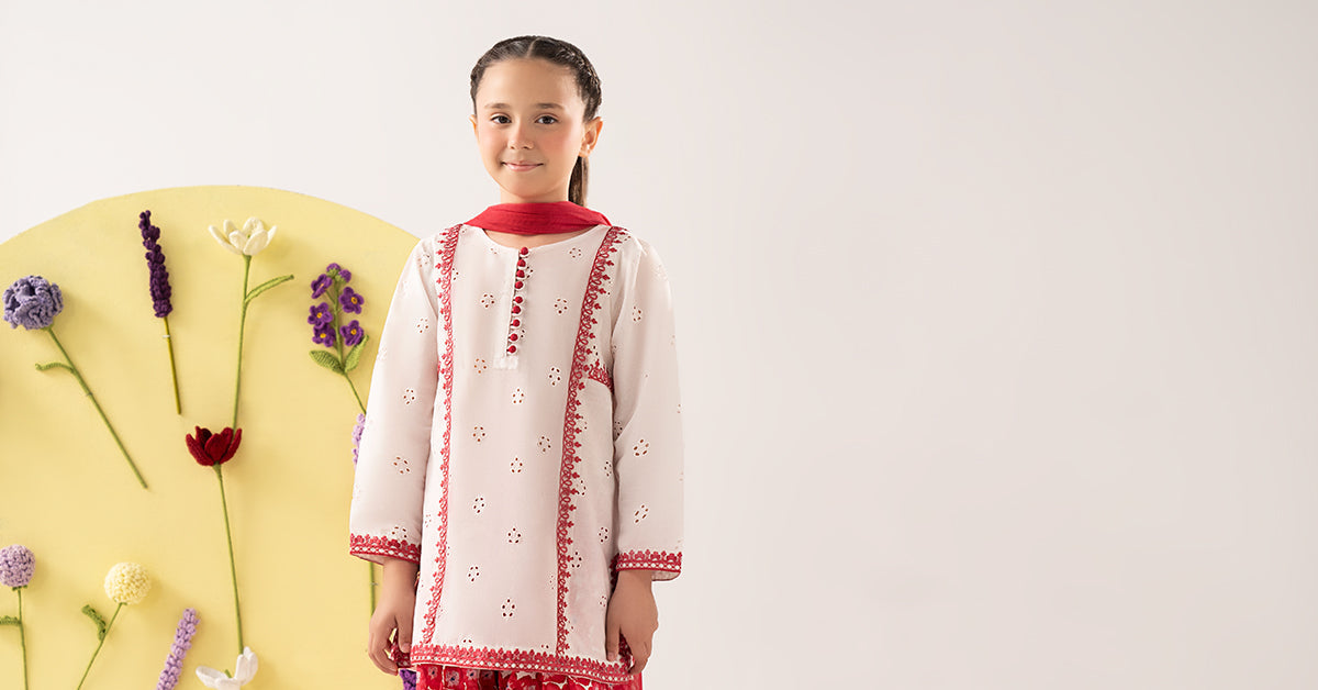 3 Piece Embroidered Lawn Suit