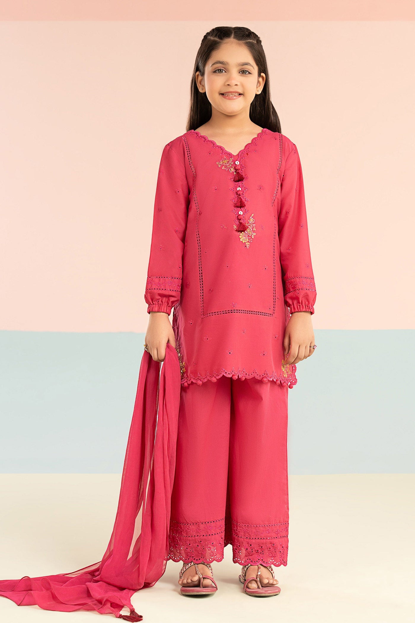 3 Piece Embroidered Lawn Suit