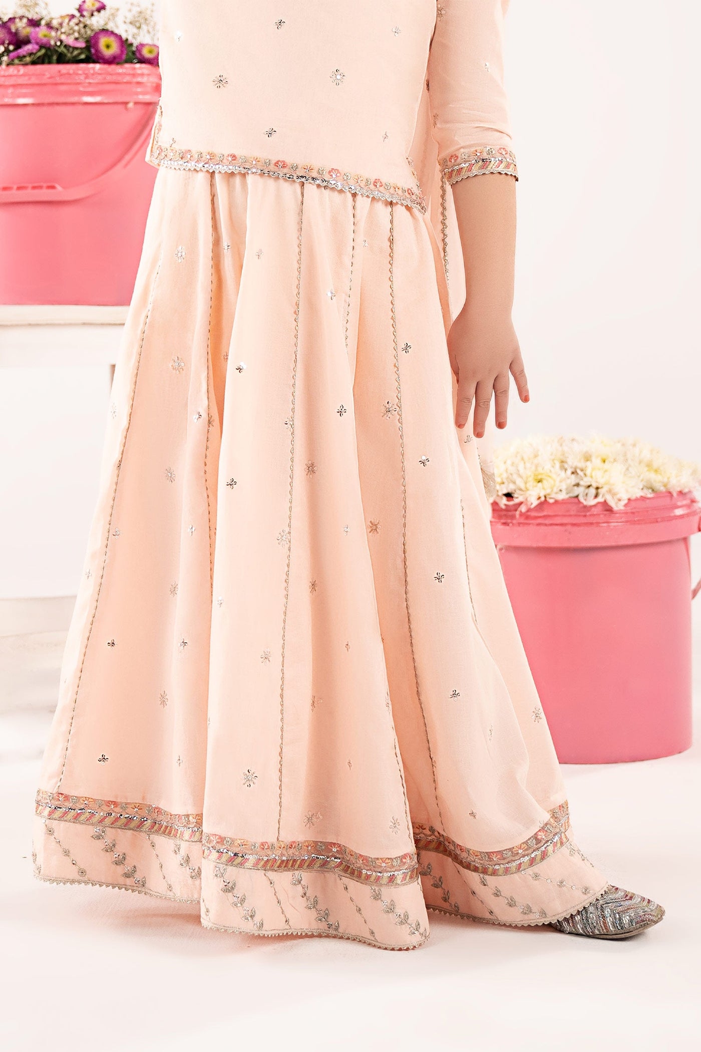 3 Piece Embroidered Dobby Lawn Suit