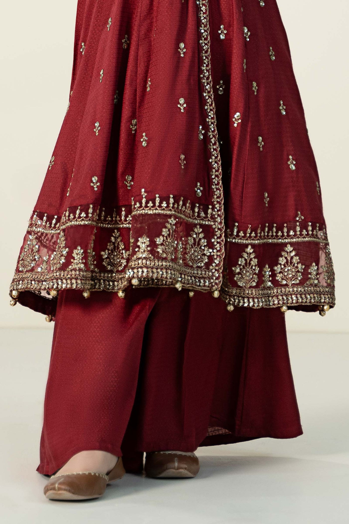 Plain Silk Trousers