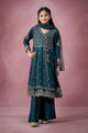 3 Piece Embroidered Linen Suit